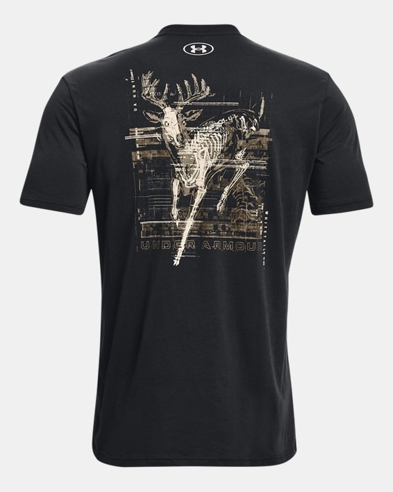 Men's UA Whitetail Skullmatic T-Shirt, Black, pdpMainDesktop image number 5